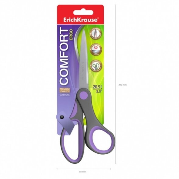 Scissors ErichKrause Comfort 20.5 cm 5 Scissors ErichKrause Comfort 20.5 cm 5