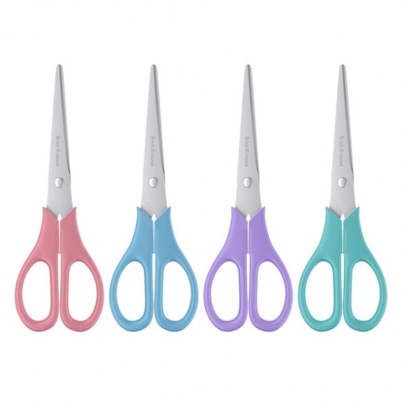 Scissors ErichKrause EasyCut Pastel 17 cm 1
