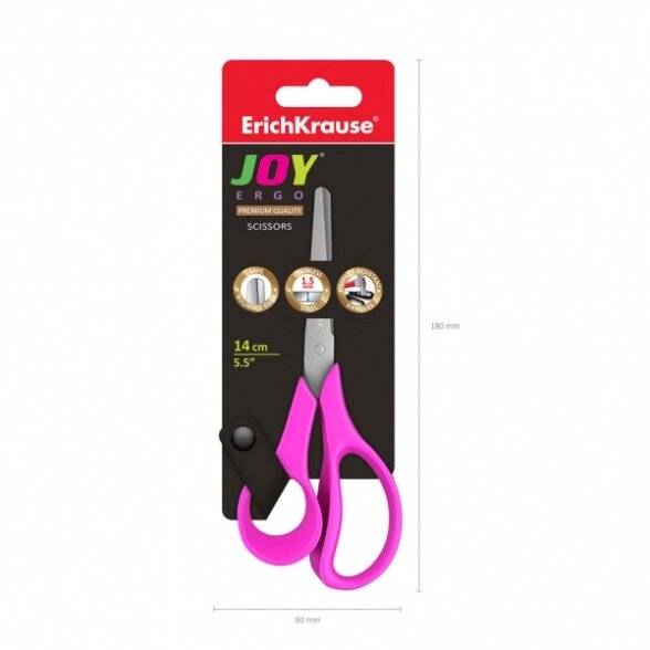 Žirklės ErichKrause Joy Ergo 14 cm 5