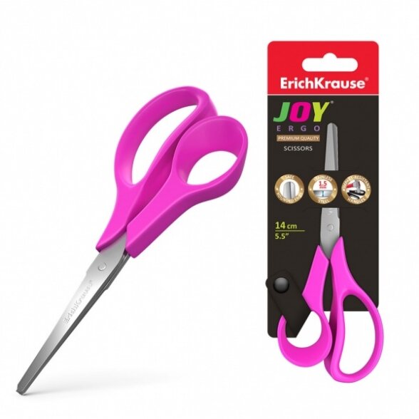 Žirklės ErichKrause Joy Ergo 14 cm Žirklės ErichKrause Joy Ergo 14 cm