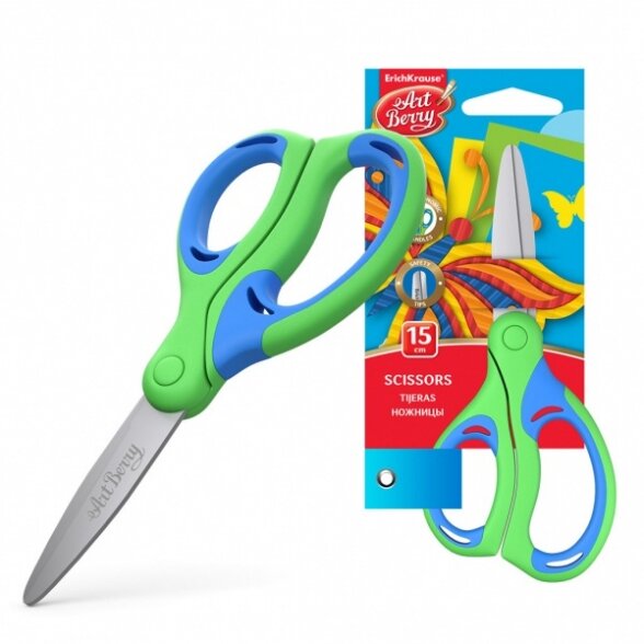Žirklės vaikiškos Artberry® Ergo 15 cm