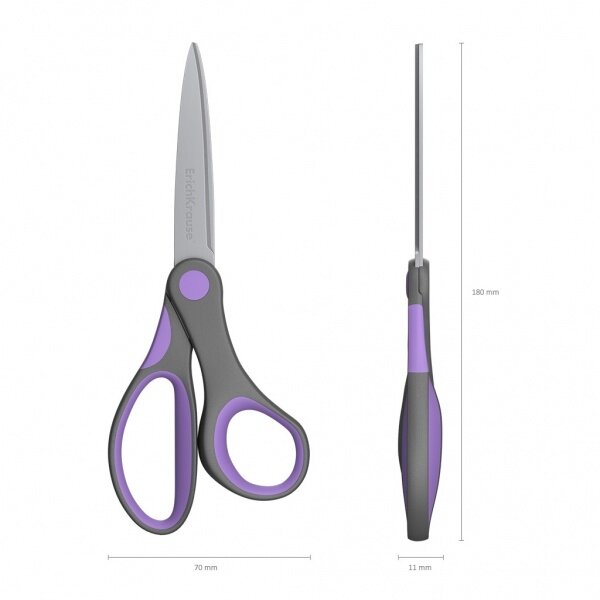 Ножницы ErichKrause Comfort, 18 см, ассорти 4 Ножницы ErichKrause Comfort, 18 см, ассорти 4
