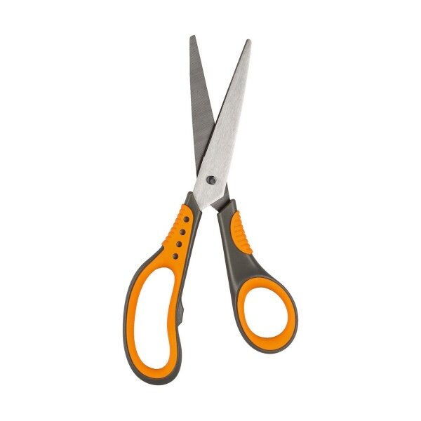 Ножницы Office Point 19.5 cm (7,5") с мягкими ручками 1 Ножницы Office Point 19.5 cm (7,5") с мягкими ручками 1