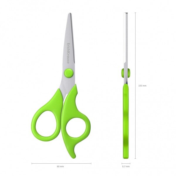 Žirklės vaikiškos ErichKrause Control Junior 15,5 cm blisteryje 4