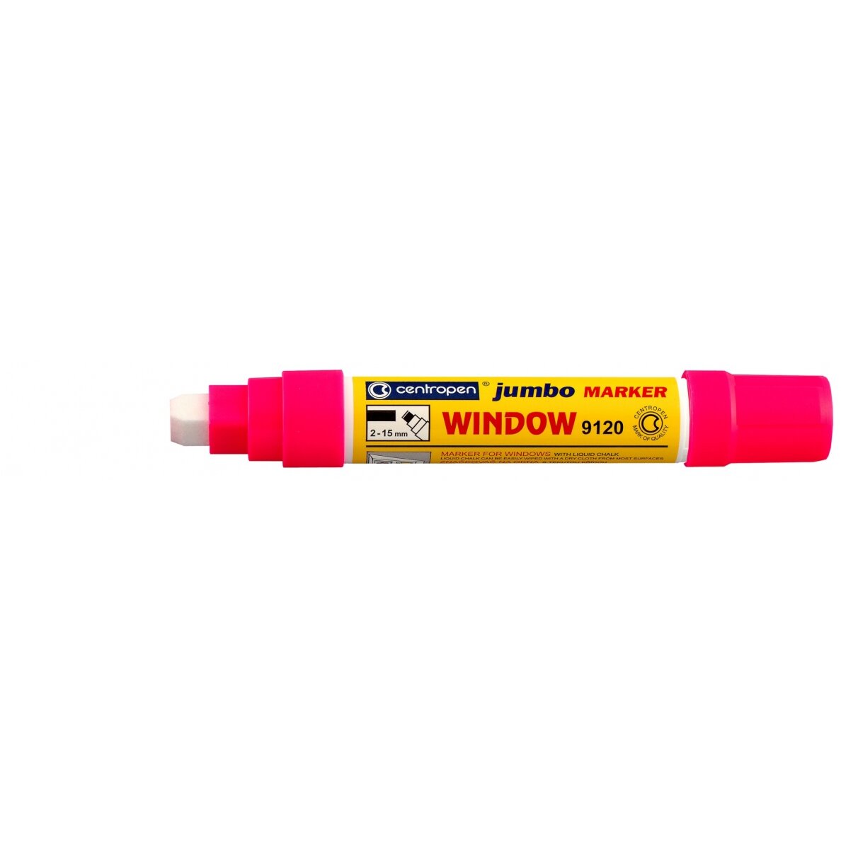 Marker Centropen Jumbo Window 9120 2-15 mm Pink Marker Centropen Jumbo Window 9120 2-15 mm Pink