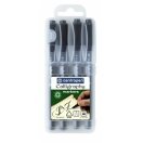 Маркеры для каллиграфии Centropen Calligraphy 8772 1.4-4.8 мм 4 штук