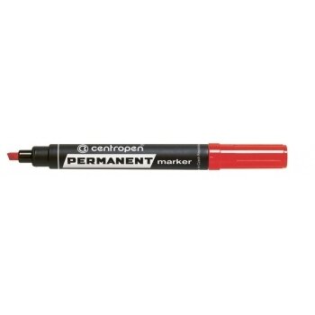 Permanent Marker Centropen 8576 (chisel tip) 1-4.6 mm Red Permanent Marker Centropen 8576 (chisel tip) 1-4.6 mm Red