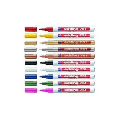 Žymeklis įvairems paviršiams ED751,oranžinis
