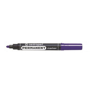 Маркер перманентный Centropen 8566 (круглый наконечник ) 2.5 мм фиолетовый Маркер перманентный Centropen 8566 (круглый наконечник ) 2.5 мм фиолетовый
