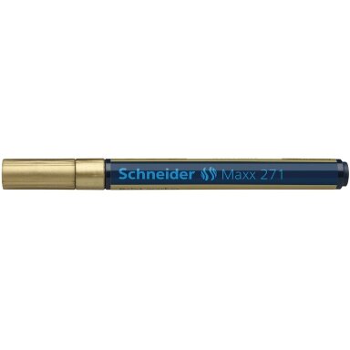 Маркер Schneider Maxx 271 1-2 мм золотой