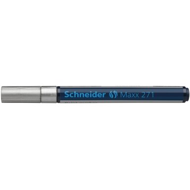 Маркер Schneider Maxx 271 1-2 мм серебряный