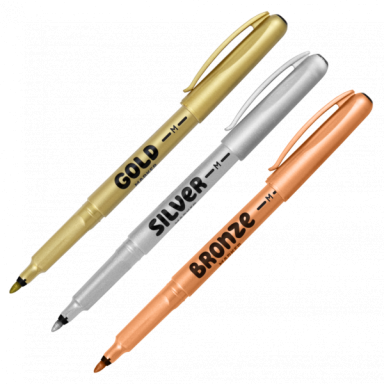 Universalūs žymekliai Centropen 2670 auksinė + sidabrinė + bronzinė