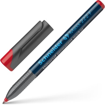 Schneider Permanenet Marker OHP Maxx 222 F 0.7 mm red ink Schneider Permanenet Marker OHP Maxx 222 F 0.7 mm red ink