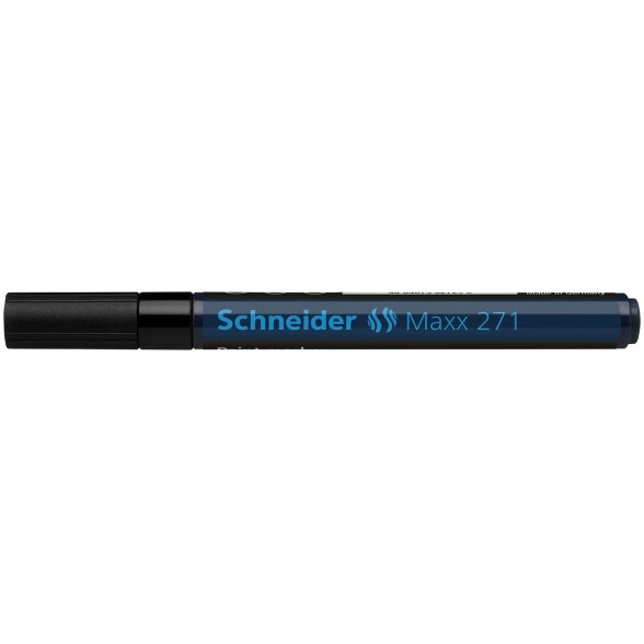 Маркер Schneider Maxx 271 1-2 мм черный