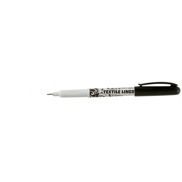 Žymeklis tekstilei Centropen Textil Liner 2639 0,6-0,8 mm juodas Žymeklis tekstilei Centropen Textil Liner 2639 0,6-0,8 mm juodas