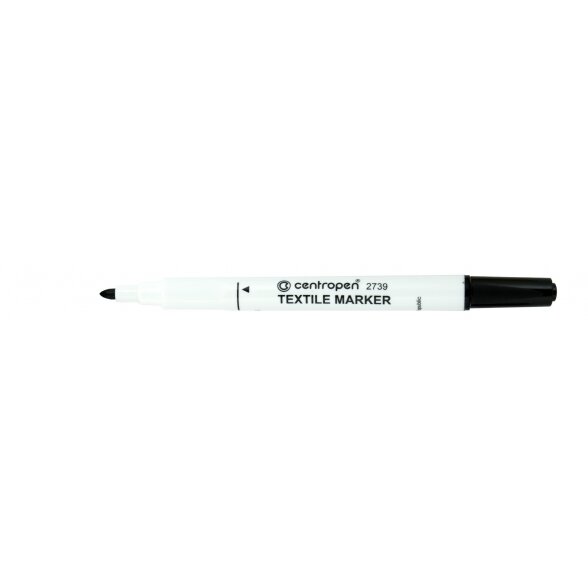 Žymeklis tekstilei Centropen Textile 2739 1,8 mm juodas Žymeklis tekstilei Centropen Textile 2739 1,8 mm juodas