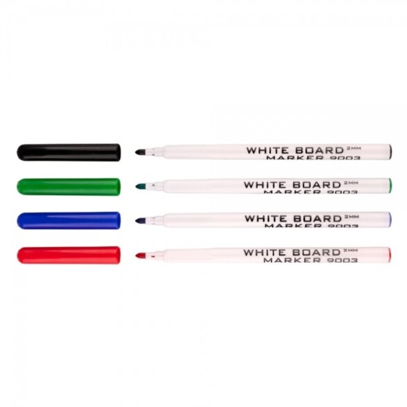 Set of Whiteboard Markers Koh-I-Noor 9003 Round 2 mm 4 colors 1