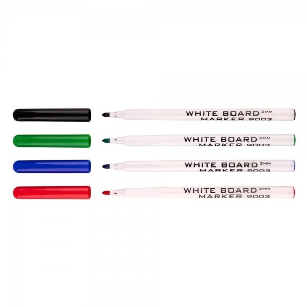 Set of Whiteboard Markers Koh-I-Noor 9003 Round 2 mm 4 colors 1
